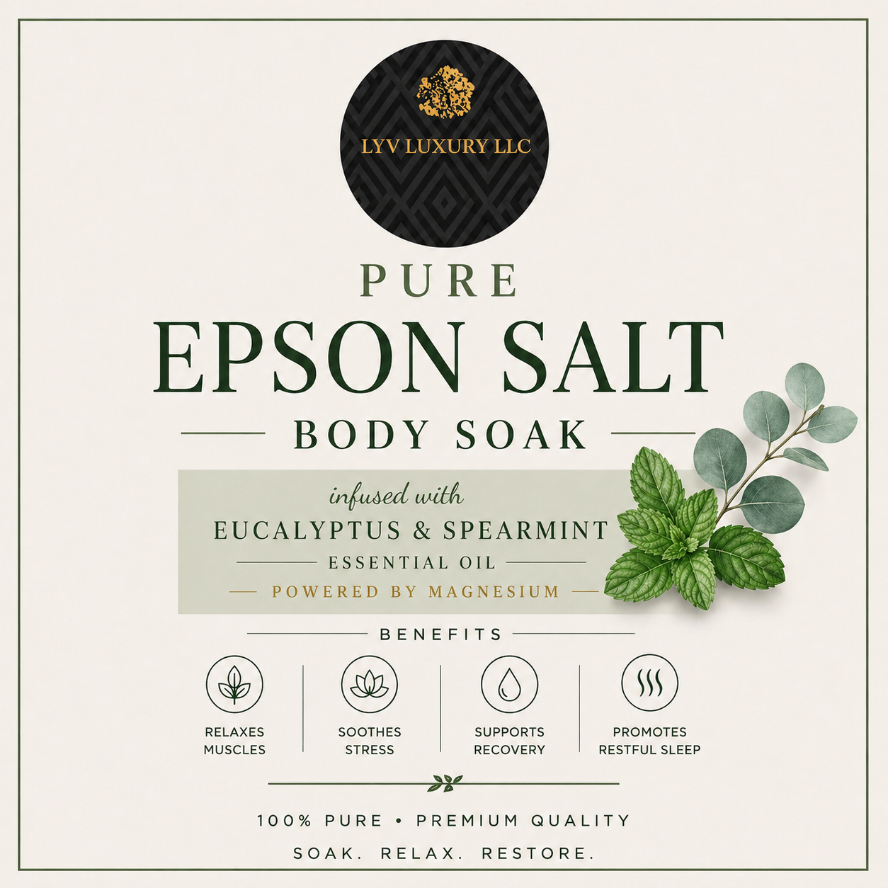 EUCALYPTUS & SPEARMINT BATH SOAK