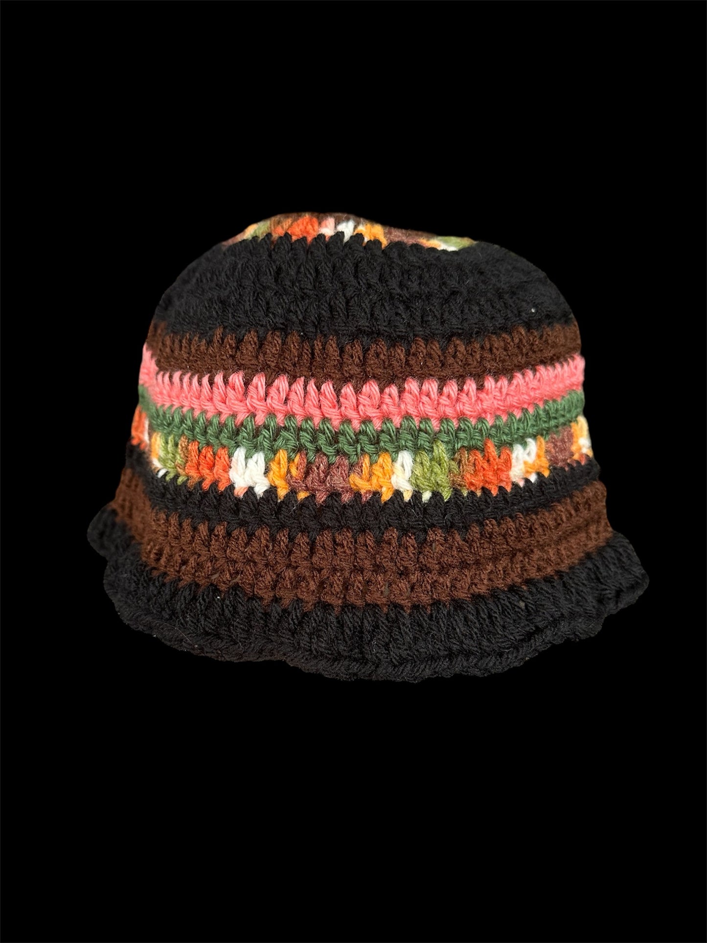 #5 MULTI-COLORED CHROCHET HAT