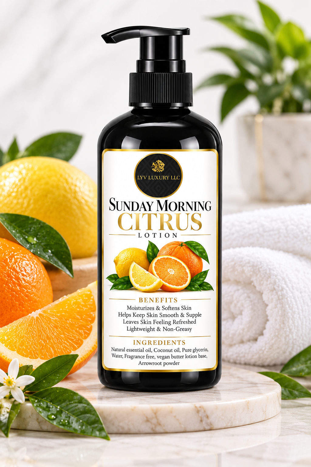 Sunday Morning Citrus body lotion