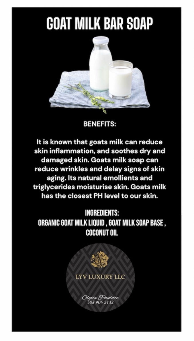 GOAT MILK BAR SOAP