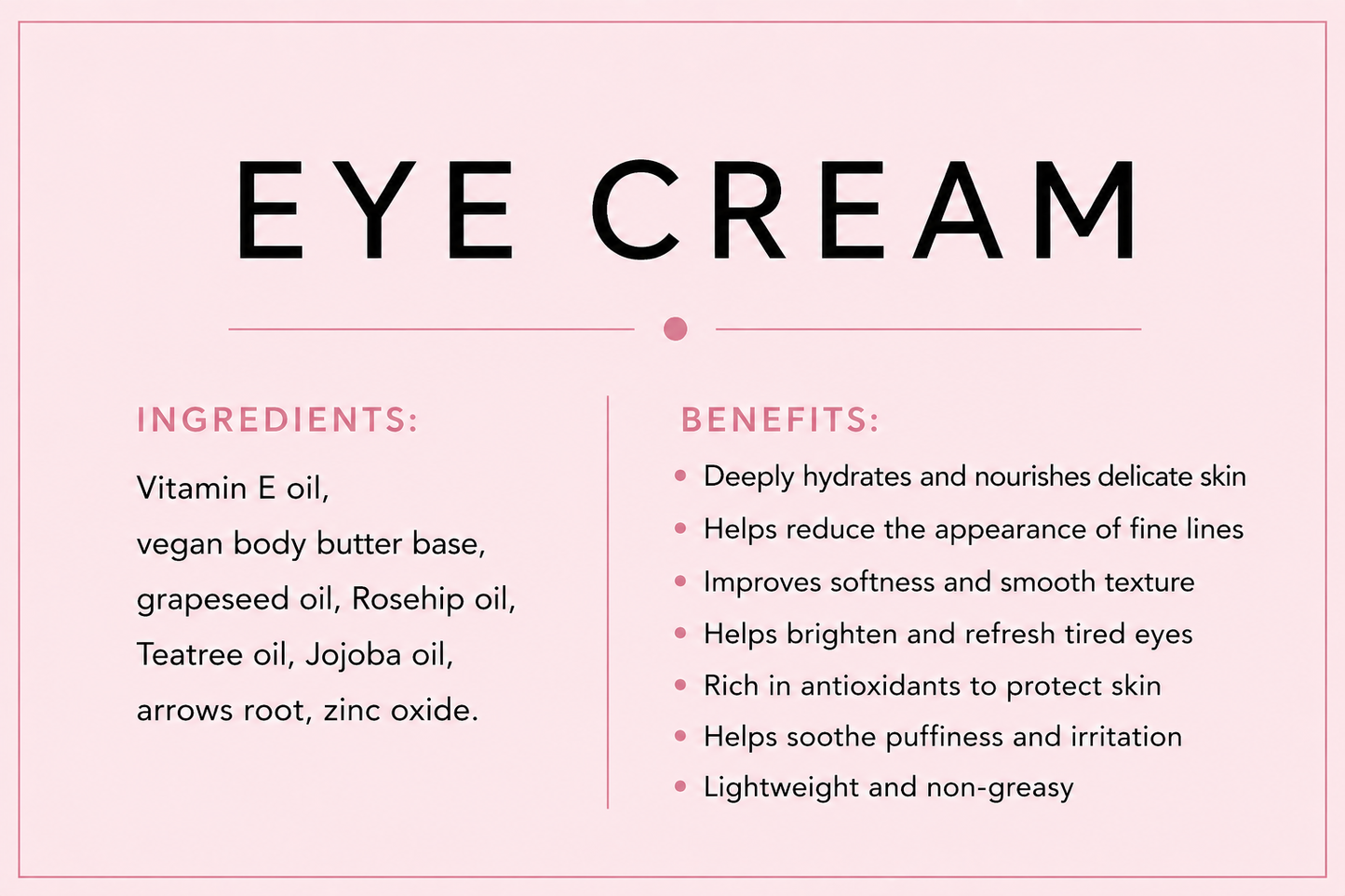 #1 EYE CREAM