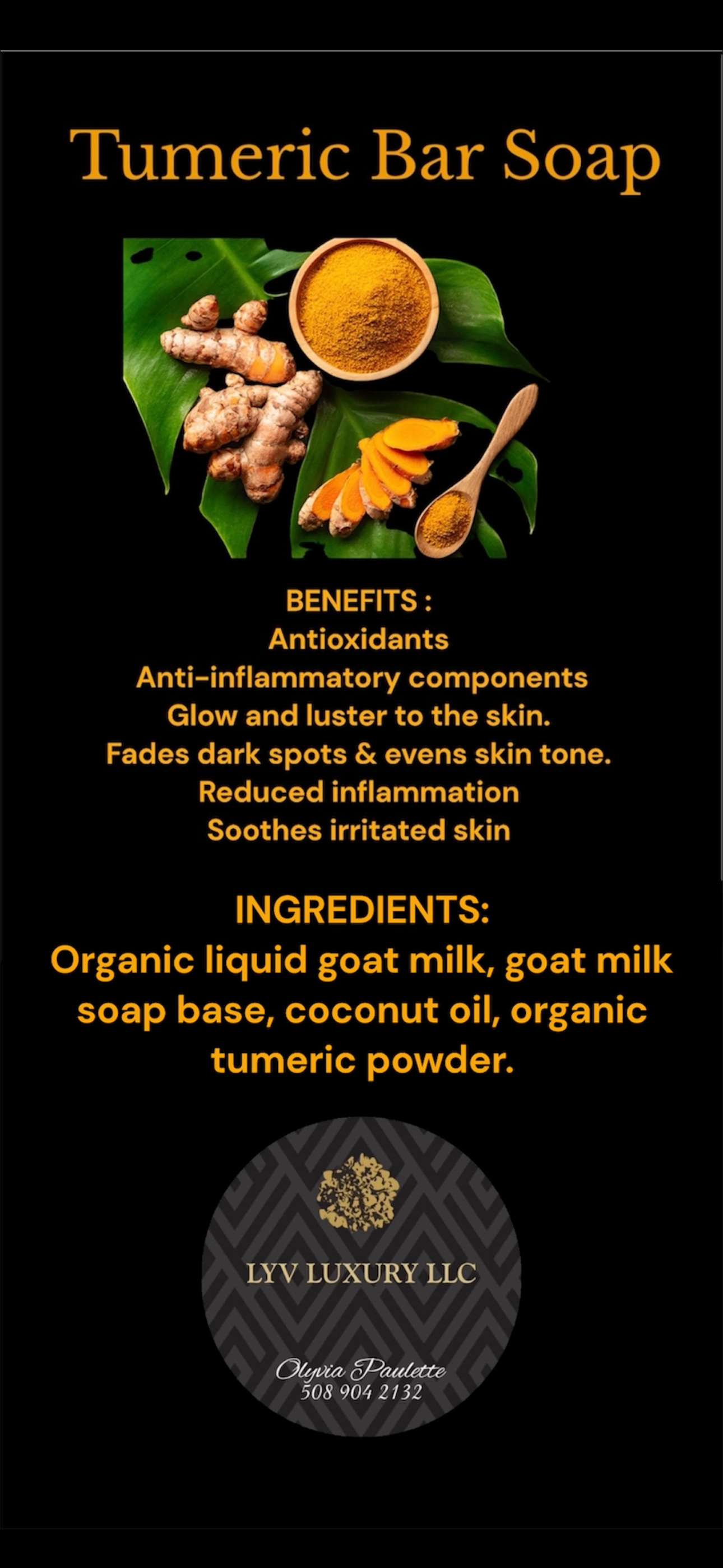 #4 TUMERIC BAR SOAP