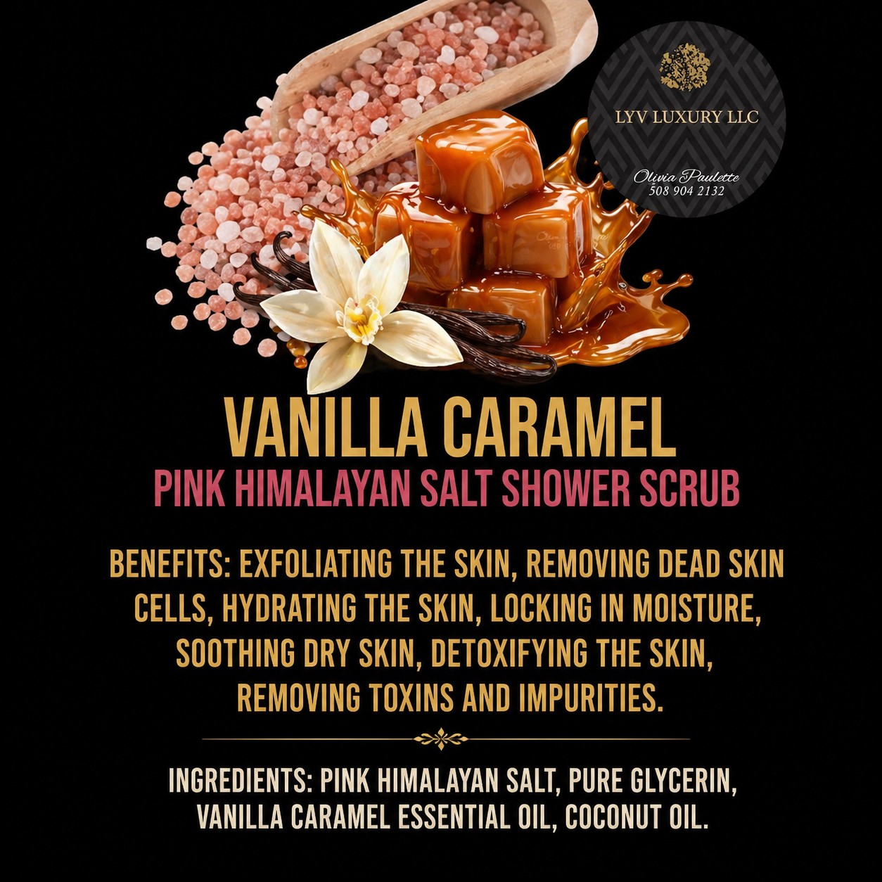 #4 VANILLA CARAMEL SHOWER SCRUB