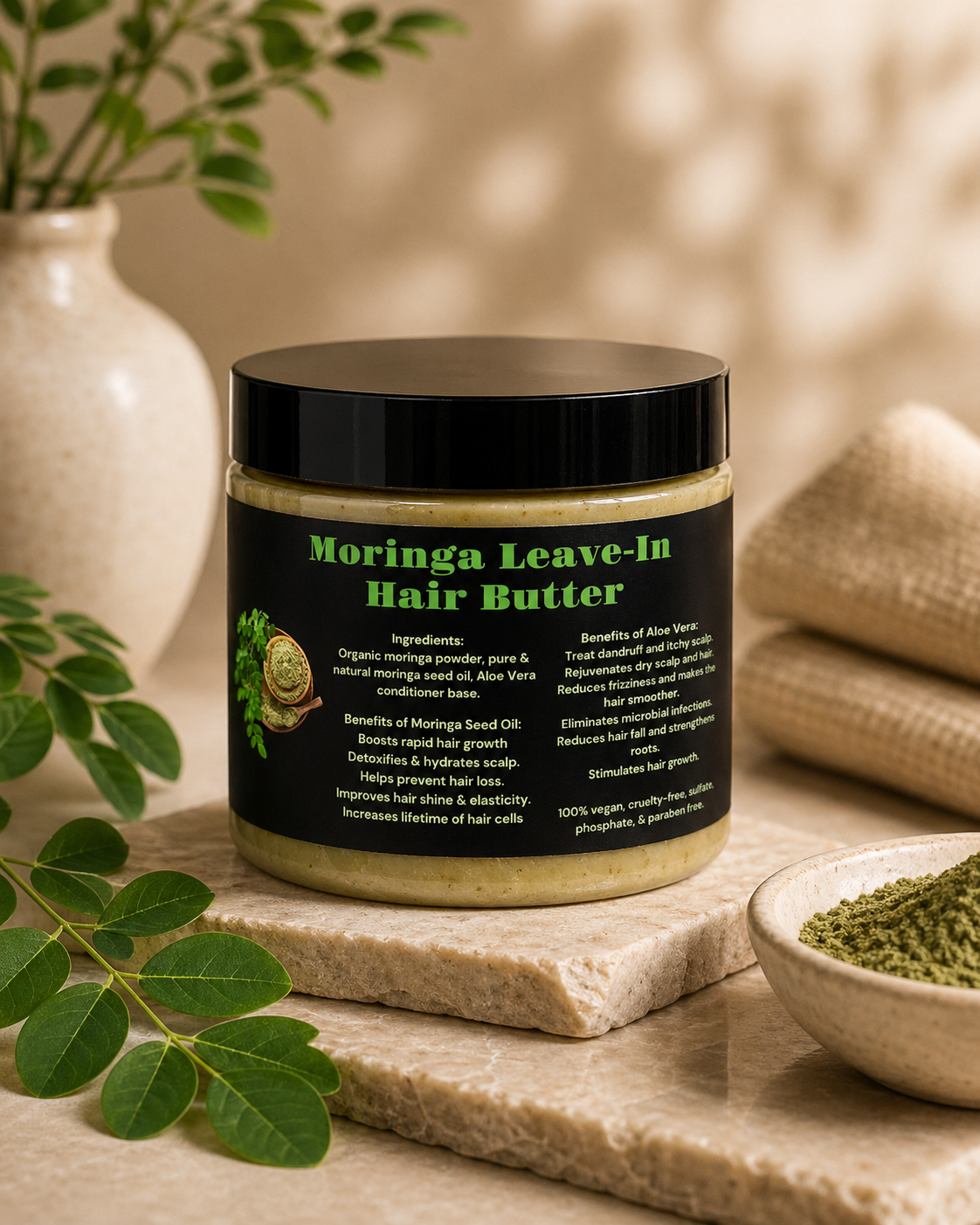 #3 MORINGA LEAVE IN HAIR BUTTER