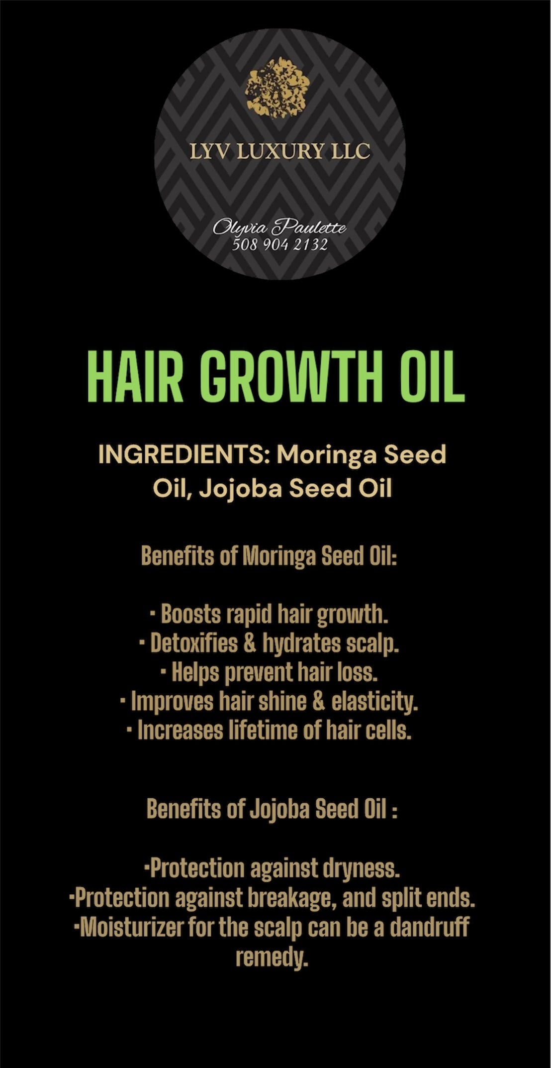 #2 HAIR GROWTH OIL